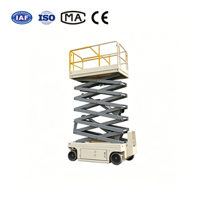 Plataforma Elevadora de Tijera Hidráulica Eléctrica Autopropulsada Ali de 20, 30 y 40 pies con Certificación CE MRT-SS10, Capacidad de 1000 kg, de Aluminio - Product Image 6