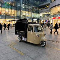 Tricycle alimentaire électrique personnalisé de haute qualité avec un grand espace de rangement pour les ventes en extérieur