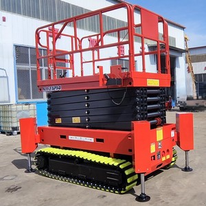 Platform Lift Gunting Hidrolik Crawler <span class=keywords><strong>Mobile</strong></span> 14m Tinggi Maksimum Baja Chrome Vanadium Tersedia Kustomisasi - Product Image 2