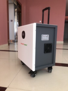 แบตเตอรี่ลิเธียมไอออน 48V 100Ah 4.8KWH ระบบจัดเก็บพลังงานแสงอาทิตย์ 3KW สำหรับใช้ในบ้านแบบออลอินวัน ติดผนัง - Product Image 5