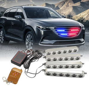 Đèn Nhấp Nháy 24LED <span class=keywords><strong>DRL</strong></span> Đèn Nhấp Nháy Xe Hơi 4 Trong 1 Đèn Cảnh Báo Khẩn Cấp Dash Đèn LED Dừng Với Hộp Điều Khiển Từ Xa - Product Image 2