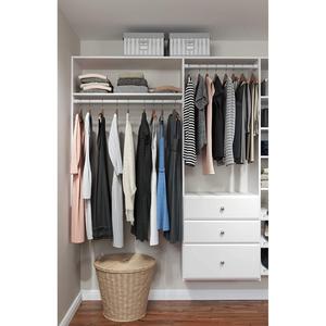 Opslag Walk In Kast Kledingkast Slaapkamermeubilair Met Planken En Laden Voor Slaapkamer In Wit Met Hardware - Product Image 2