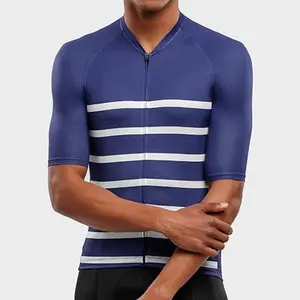 Mesh Short Sleeve Cycling Jersey Mens Summer Anti-Bacterial Road Bicycling Jerseys Men Merino Wool Blank Cycling Shirt