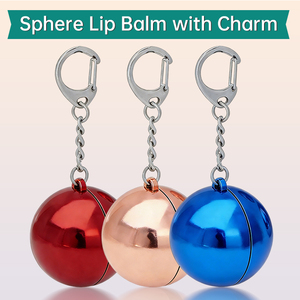 Bálsamo Labial Vegano de Alta Calidad con Manteca de Karité y Vitamina E, Diseño de Bola Redonda con Cierre de Cadena, Ingredientes Naturales que Suavizan los Labios Secos - Product Image 6