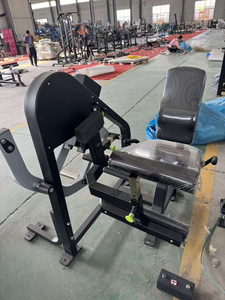 Máquina de entrenamiento de fuerza de alta resistencia SK Commercial Gym Fitness Equipment, combo de extensión y curl de piernas con carga de placas. - Product Image 5