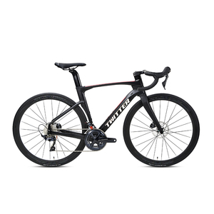 Vélo de route avec frein à disque hydraulique en carbone 700C pour adultes, avec cadre en carbone à 22 vitesses - Product Image 1