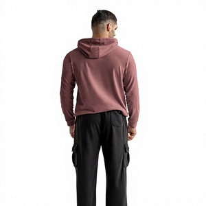 Sudadera con Capucha y Cierre de Cremallera para Hombre, Color Sólido, Tejido de Punto, Corte Regular, para Otoño - Product Image 2