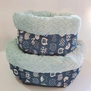 Groothandel Diepgezakte Pluche Huisdierenbedden Fabrieksdirect Verkoop Aangepaste Kleur Gezellige Ronde Huisdierennest voor Katten & Honden Bulkbestelling - Product Image 2