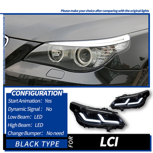 Bestseller de fábrica LED faro delantero impermeable actualización LED faro montaje para <span class=keywords><strong>BMW</strong></span> 5 Series E60 03-10 <span class=keywords><strong>523i</strong></span> 530i - Product Image 6