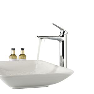 Hiện đại đơn-xử lý Chrome phòng tắm vòi Brushed kết thúc tàu chìm vòi lạnh + Nước nóng Mixer Electroplated lưu vực vòi nước - Product Image 2