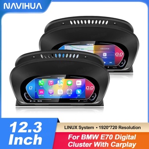 Para BMW X5 E70 2006-2013, Pantalla Digital de 12.3 Pulgadas para el Panel de Instrumentos, Auto Carplay, Velocímetro LCD, Tacómetro, Pantalla Fantasma - Product Image 4