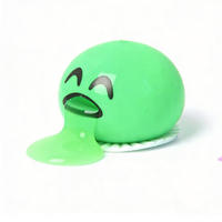 Jouets anti-stress créatifs en forme d'œuf vomite de haute qualité en gros, jouets à presser en forme d'œuf vomite, cadeaux pour enfants, jouets fantaisie