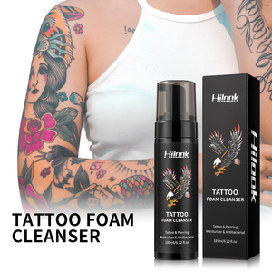 Espuma Limpiadora Profesional para Tatuajes con Aloe Vera y Vitamina E, Fórmula Suave para la Recuperación de la Piel del Cuerpo y Cuidado Diario Post-Tatuaje, 185 ml - Product Image 4