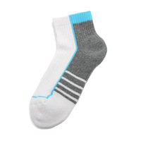 Chaussettes de sport en fibre de bambou antibactériennes, amortissantes, respirantes et confortables pour le jogging, l'entraînement et les sports