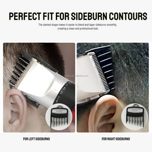 3MM 4.5MM Universal Replacement #1 <span class=keywords><strong>Taper</strong></span> Guides <span class=keywords><strong>Barber</strong></span> Haircut Accessories Guide Peigne Hair Cutting Clipper Guards for Sideburns - Product Image 2