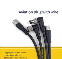 Connecteur de capteur M12 mâle-femelle pour connexion industrielle, 4, 5, 6, 8, 12, 17 broches, PVC, PUR, droit ou coudé, pour applications automobiles, robotiques, avec gaine ABS