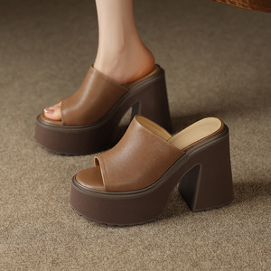 Sandali Estivi con Tacco Alto e Punta Aperta, Calzature da Donna con Plateau e Tacco a Blocco, <span class=keywords><strong>Scarpe</strong></span> da Cerimonia, <span class=keywords><strong>Sera</strong></span> e Club - Product Image 2