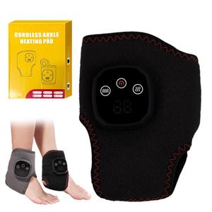Custom Cordless Heat Compress Heated Foot Brace Wrap Foot Pad Foot <b>Massager</b> <b>Machine</b> Ankle <b>Massager</b> with Heat - Product Image 4