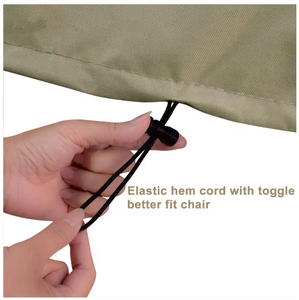 <span class=keywords><strong>Housse</strong></span> de <span class=keywords><strong>protection</strong></span> imperméable en tissu Oxford pour chaise longue d'extérieur, anti-poussière, pour mobilier de <span class=keywords><strong>jardin</strong></span>, chaise de patio et canapé - Product Image 3