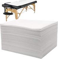 Couvre-lit jetable 71x31 pouces draps de lit en tissu non tissé de massage draps de table SPA étanche à l'huile couvre-lit