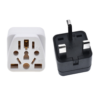 Adaptateur de Voyage Universel Type G avec Mise à la Terre pour Royaume-Uni, Hong Kong, Irlande, Émirats Arabes Unis et Normes Universelles