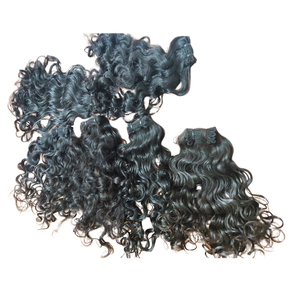 Venta al por mayor propia fábrica 100% cabello humano virgen 100% paquete natural paquete sin procesar cutícula alineada cabello humano indio virgen - Product Image 6