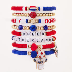 Lot de Bracelets Trophées de Football en Gros – Thème Coupe du Monde 2026 – Souvenir Sportif Multi-Pays pour les Fans - Product Image 6