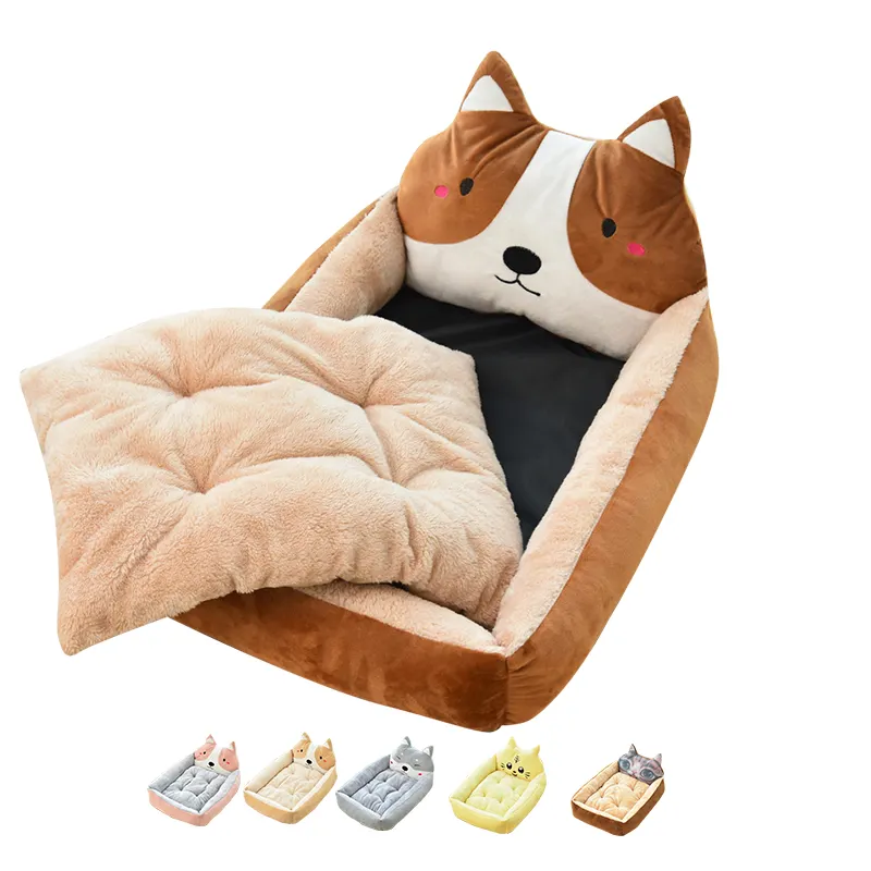 Atacado Respirável Dog Sofá-cama Dog Nest Pet Beds All Weather Dupla Utilização Dupla Face Pet Beds Acessórios