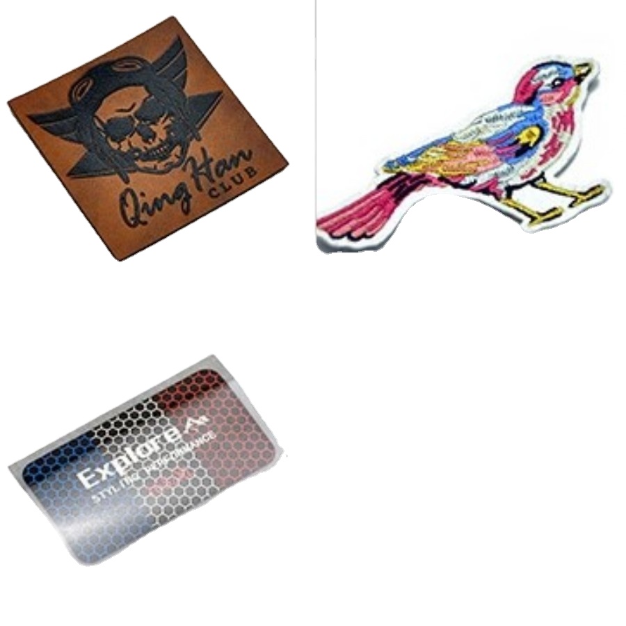 Высокое качество пользовательский тисненый материал ТПУ напечатанный логотип одежды