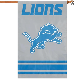 Drapeau de jardin haut de gamme <span class=keywords><strong>Detroit</strong></span> Lions 12*18, décoration extérieure pour cour, véranda, jardin. Décoration sportive d'extérieur pour maisons et jardins. - Product Image 3