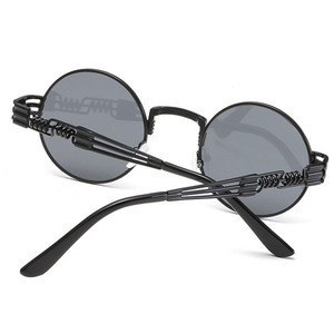 Venta al por <span class=keywords><strong>mayor</strong></span> de moda de las mujeres y los hombres de metal redondo vintage tonos gafas de sol con <span class=keywords><strong>el</strong></span> <span class=keywords><strong>templo</strong></span> especial - Product Image 3