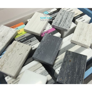Bề mặt giải pháp thương hiệu đá cẩm thạch nhân tạo bề mặt rắn bàn Acrylic nhà bếp băng ghế dự bị hàng đầu - Product Image 6