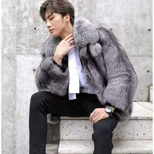 Мужская зимняя куртка из меха лисы - Product Image 4