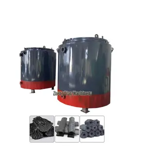 Charcoal machine manufacturer/ Groundnut shell carbonization stove furnace/ Grinded coconut shell charcoal making machine