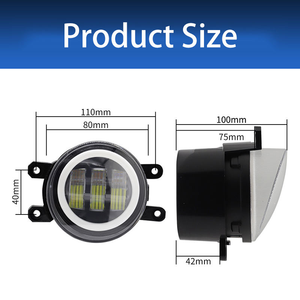 3.5 "DRL LED antibrouillard pour Toyota Corolla RAV4 Camry CHR Yaris Tacoma PTF antibrouillard blanc ambre ange yeux lentille H11 projecteur LED - Product Image 2