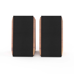 Haut-parleurs d'étagère 2.0 canaux 80W au design élégant en grain de bois, son de haute qualité pour la maison - Product Image 2