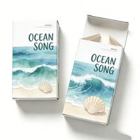 Caja de Embalaje de Té con Logotipo Personalizado, Moderna, Hecha con Materiales Reciclados, Autoarmable, con Fondo de Cierre Automático, de Cartón, para Regalos y Productos de Salud