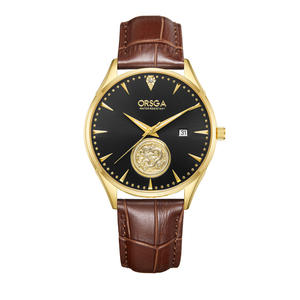 Men's Dragon Watch Mechanical Movement Sapphire Dial Stainless Steel Case Luminous Hands Dial Calendar <b>Chronograph</b> Water - Product Image 3