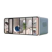 Cabine Apple pour sites touristiques extérieurs, Gîte B&B, Capsule de camping, Bureau intelligent, Bâtiment de bureau conteneurisé pour influenceurs