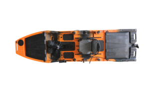 Kayak <span class=keywords><strong>de</strong></span> pêche électrique à pédales <span class=keywords><strong>Viking</strong></span> 12,66 pieds, 1 personne, en HDPE, avec porte-canne pivotant, <span class=keywords><strong>bateau</strong></span> mains libres pour la pêche en mer - Product Image 2