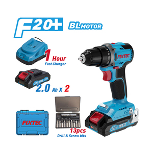 ชุดเครื่องมือไฟฟ้าไร้สาย FIXTEC 40 นิวตันเมตร 20 โวลต์ รุ่น FCD20401 สว่านกระแทกไร้แปรงถ่าน - Product Image 2
