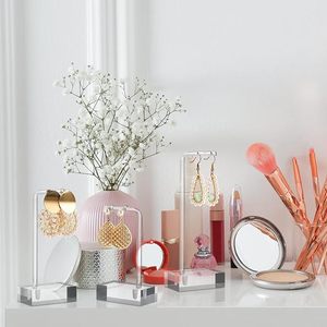 6 PCS <span class=keywords><strong>Acrylic</strong></span> Bông tai hiển thị đứng, rõ ràng đồ trang sức bán lẻ chủ, Bông Tai tổ chức đứng cho Vòng đeo tay <span class=keywords><strong>Bangle</strong></span>, Countertop - Product Image 6