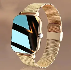 LIGE jam tangan pintar Pria Wanita, jam tangan pintar Digital panggilan Bluetooth layar sentuh penuh olahraga kebugaran 2023