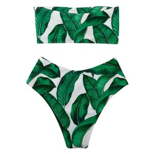 Conjunto de Bikini de 2 Piezas OUTPACE, Sexy y Transparente con Estampado, para Mujeres Maduras, con Sujetador Push-Up, en Oferta - Product Image 3