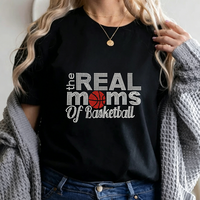Design de maman de basket-ball avec strass, transferts thermiques personnalisés pour t-shirts