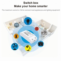 Vente directe d'usine, interrupteur intelligent Wifi PWM, contrôle de l'éclairage à 1 canal, 2500W, portée de 30M, certifié CE/FCC/ROHS, garantie de 2 ans
