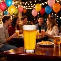 Verre à bière de 16 oz pour pub, bar, izakaya, café
