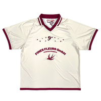 Kustom Streetwear Vintage pria olahraga Retro sepak bola Mesh pria Boxy Jersey kaus sepak bola