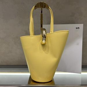 奢华设计师女式小肩包定制迷你盒式皮革手提包休闲水桶风格开放式时尚中国 - Product Image 3