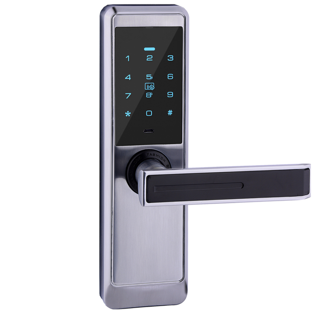 Blue-tooth Wifi Smart Door Lock Electronic Digital Code RFID Card App with Security System